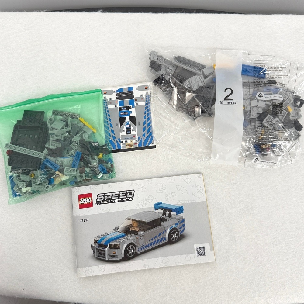 LEGO Speed Champions 76917 2Fast2 Furious Nissan Skyline GT-R R34 Brian O'Conner